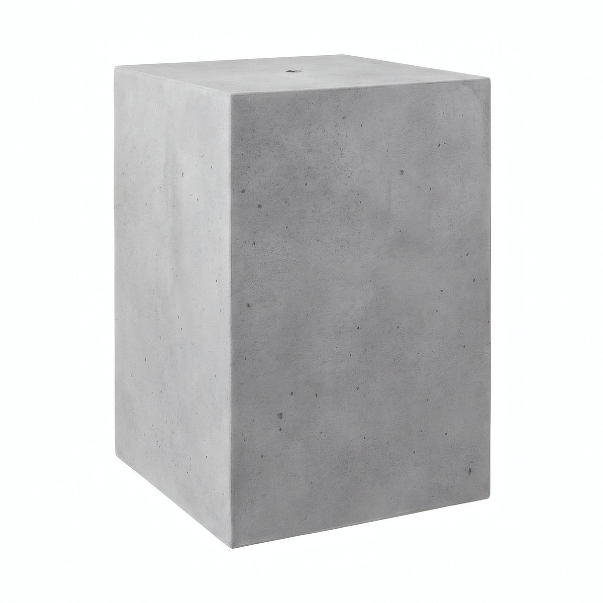 Cube cement lampshade with E27 socket — Light cement