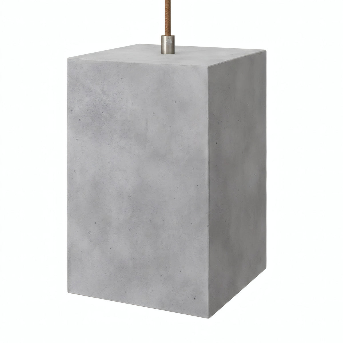 Cube cement lampshade with E27 socket — Light cement