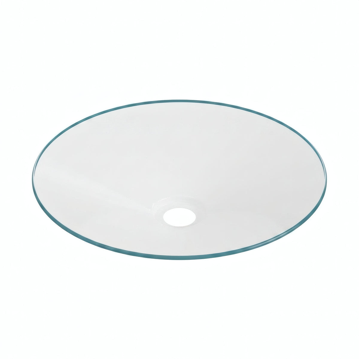 Flat enamelled metal lampshade Ø 30 cm for E27 socket — Petrol blue