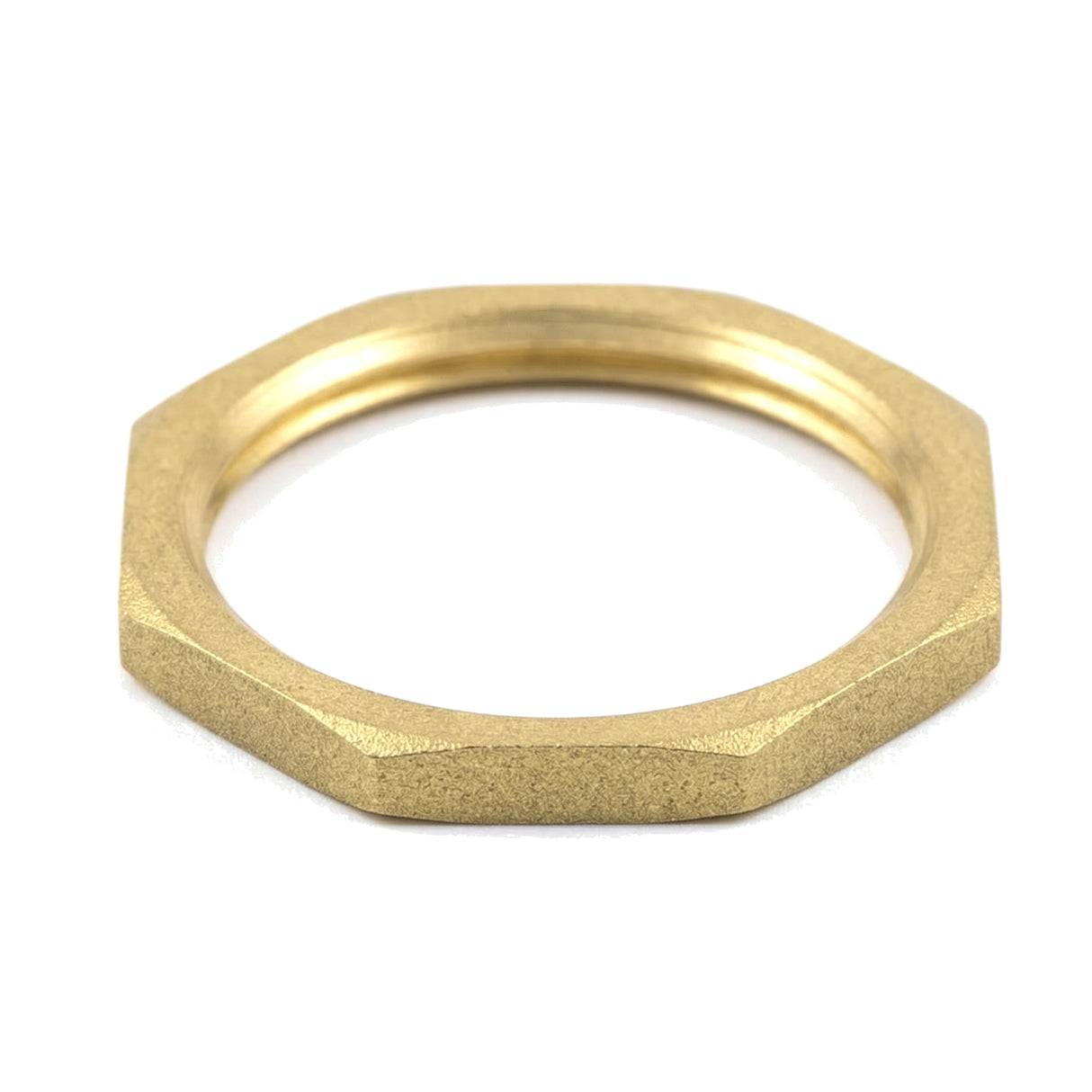 CW617N brass locknut BSP