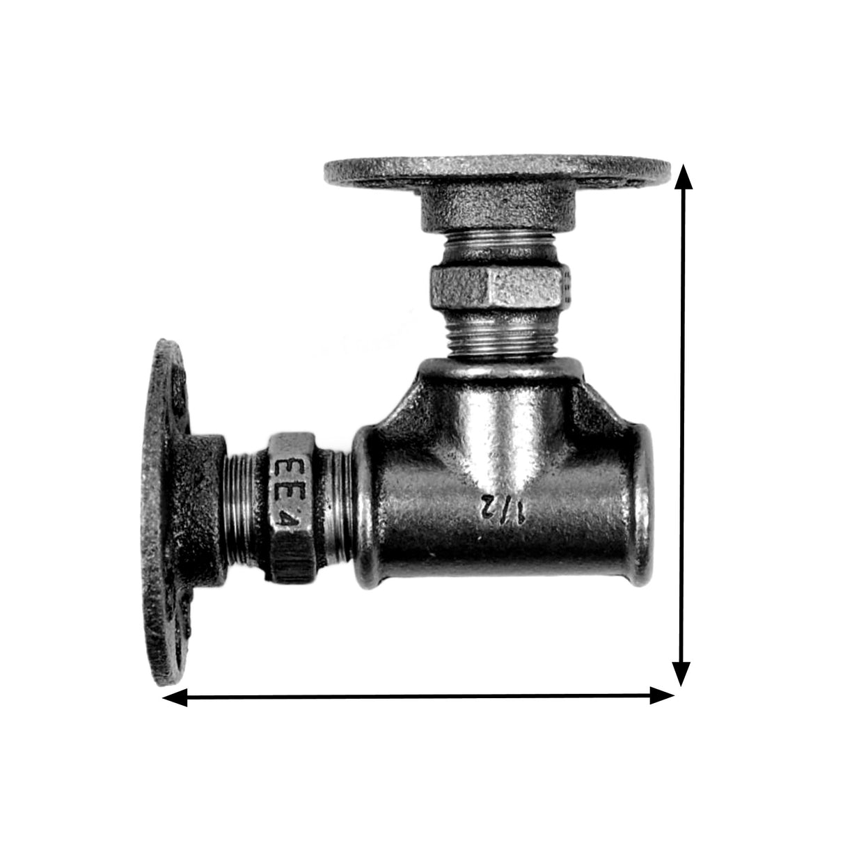 Black Handwheel Bracket | Model 3