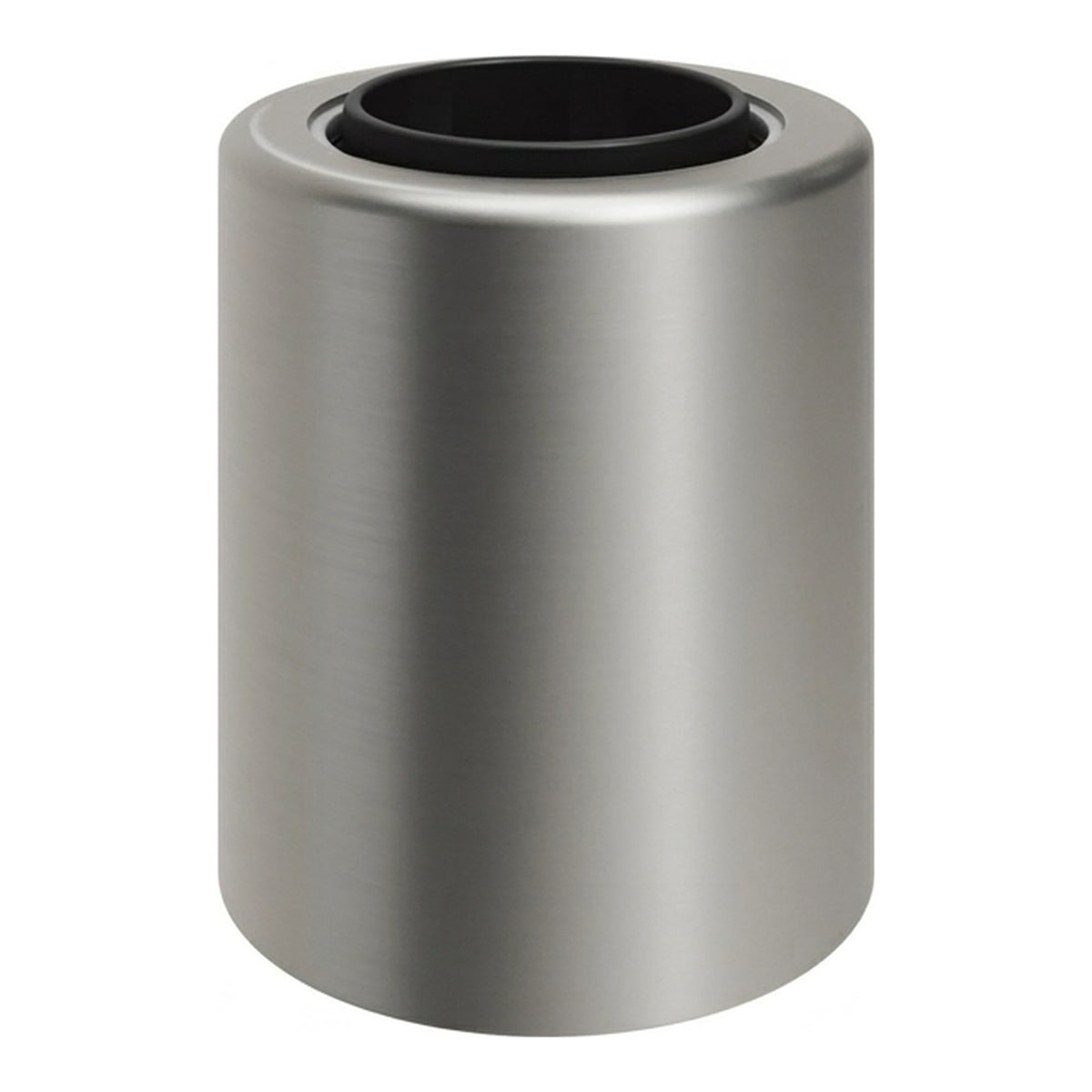 E27 wall or ceiling socket in metal — Satin titanium
