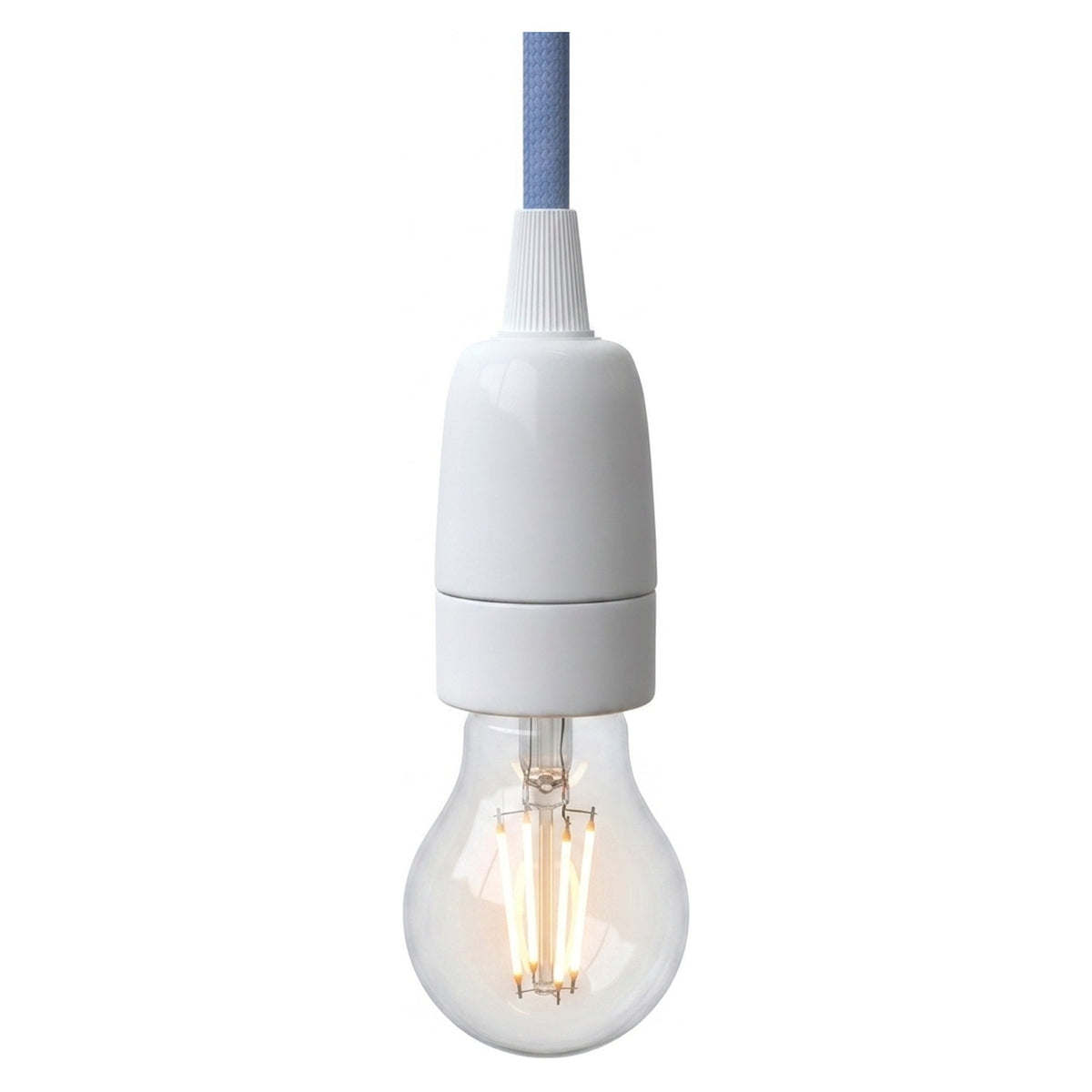 E14 porcelain socket — White