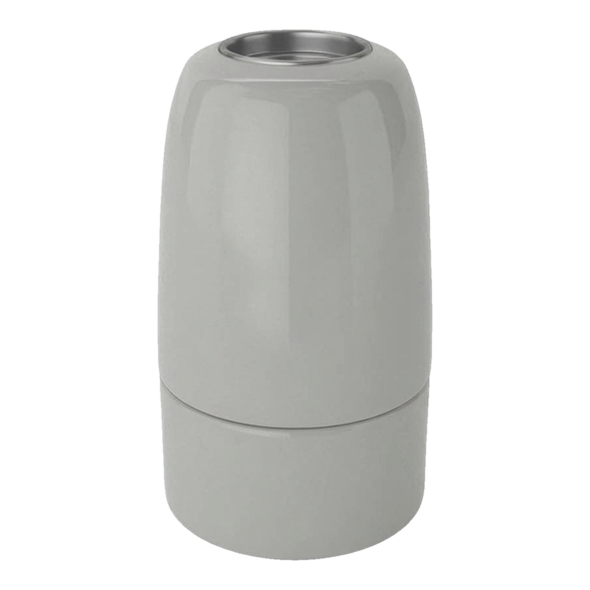 E14 porcelain socket — Grey