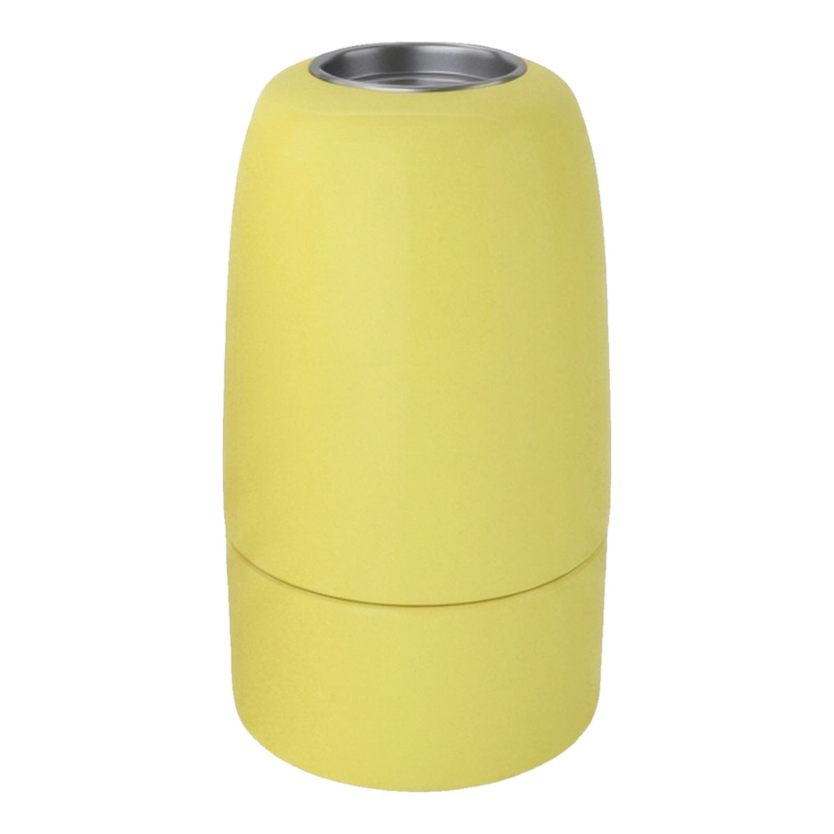 E14 porcelain socket — Yellow