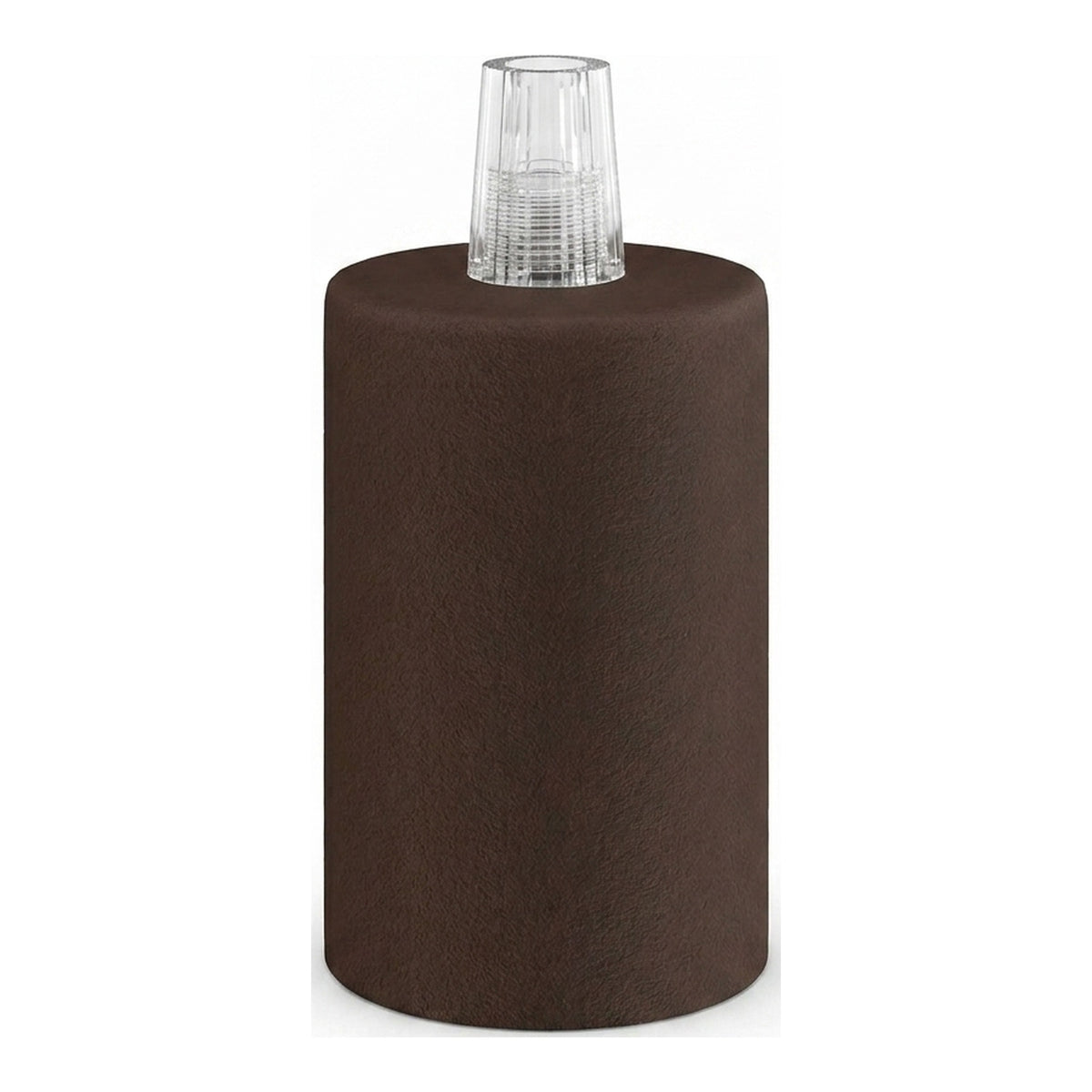 E27 cylindrical metal socket — Conical plastic / Rust