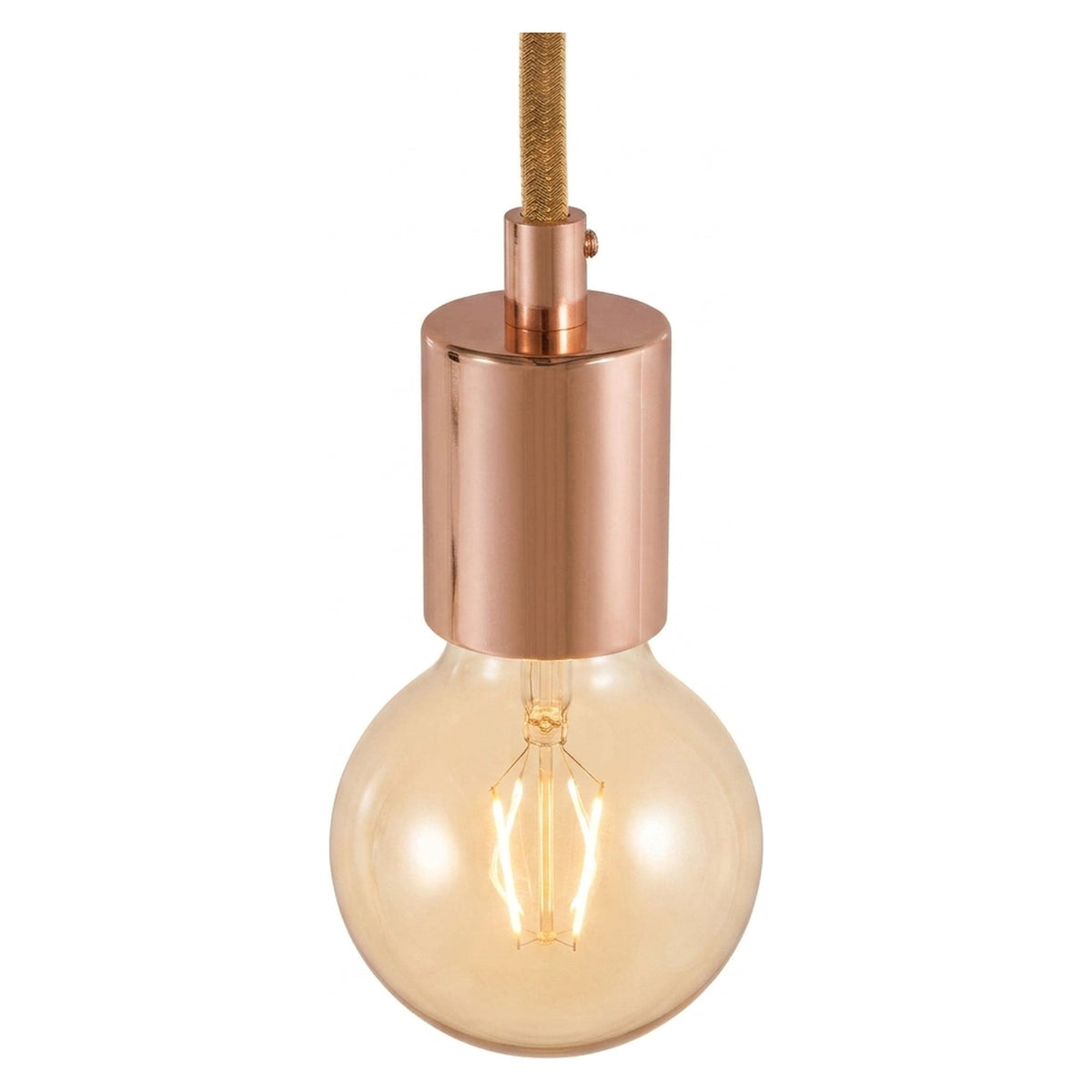 E27 cylindrical metal socket — Cylindrical metal / Copper