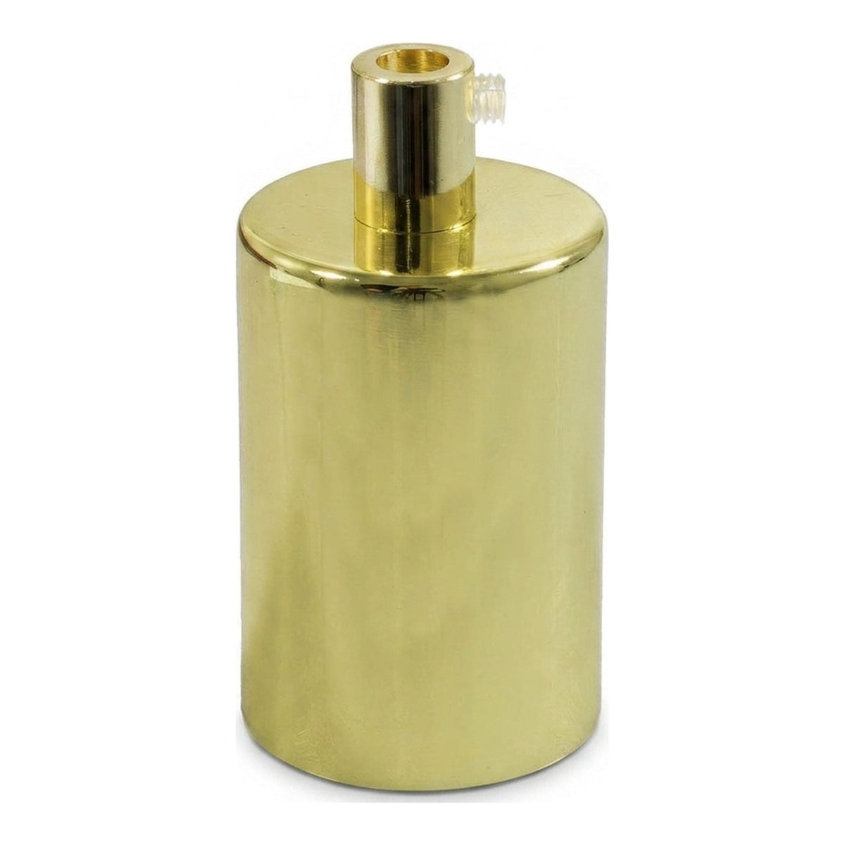 E27 cylindrical metal socket — Cylindrical metal / Brass