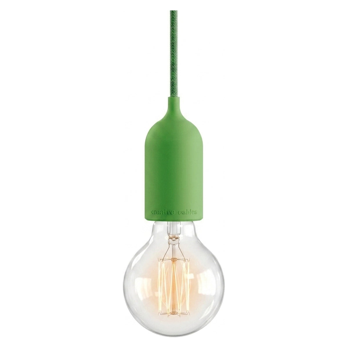 E27 outdoor silicone socket kit in pastel colours — Meadow green