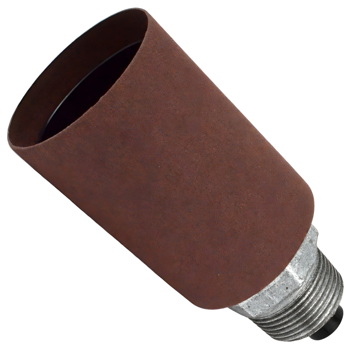 E27 smooth rust metal socket kit on male galvanized cast iron fitting