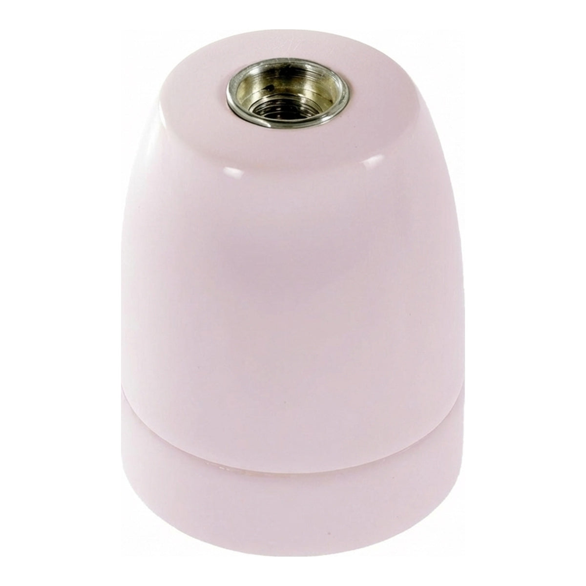 E27 porcelain socket — Antique pink