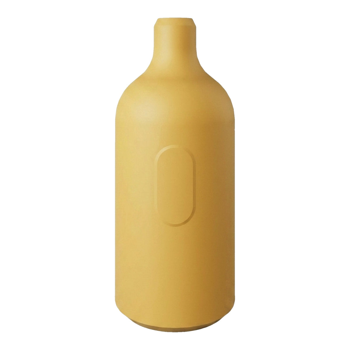 E27 silicone socket with switch — Mustard