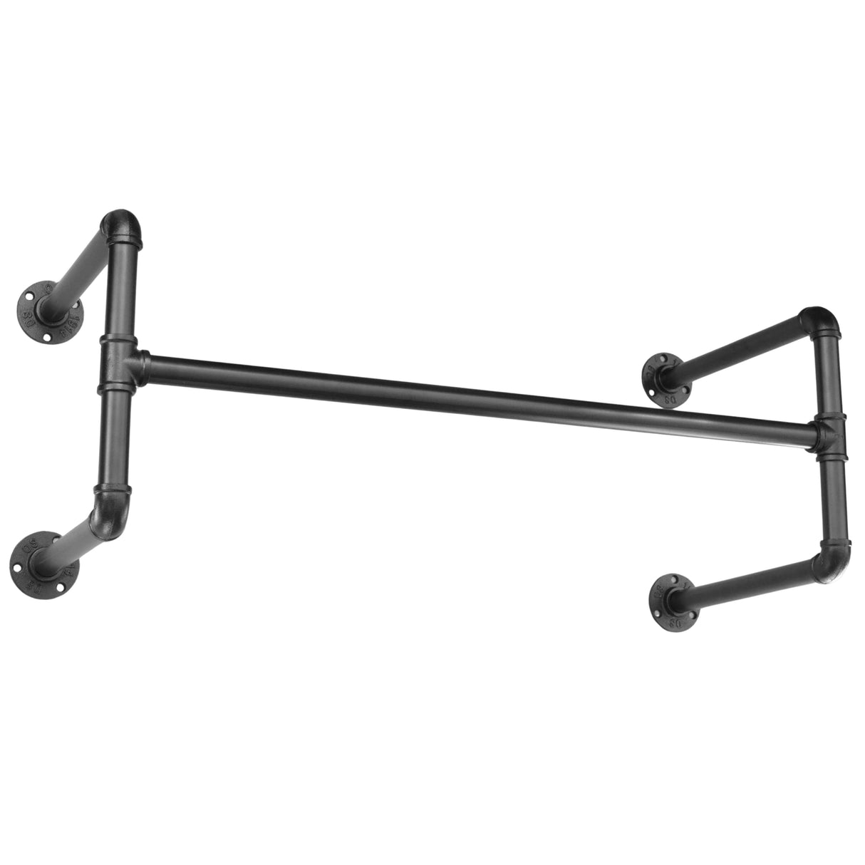 portant en plomberie noir style indsutriel