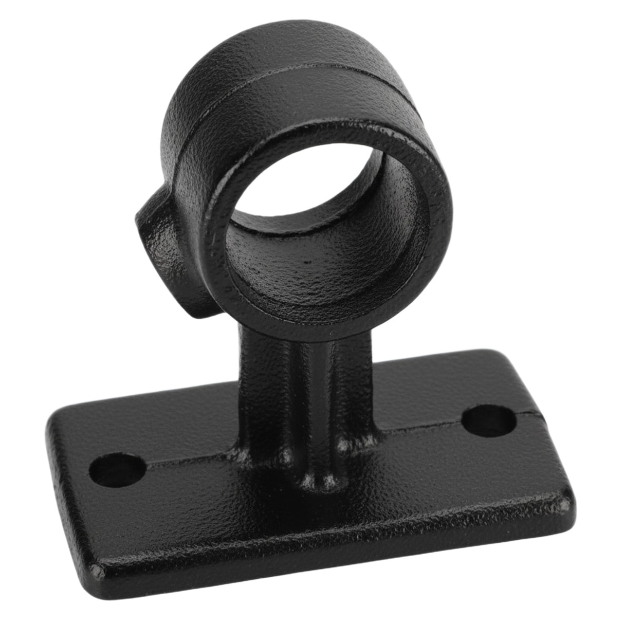 Support mural pour tube 27mm noir