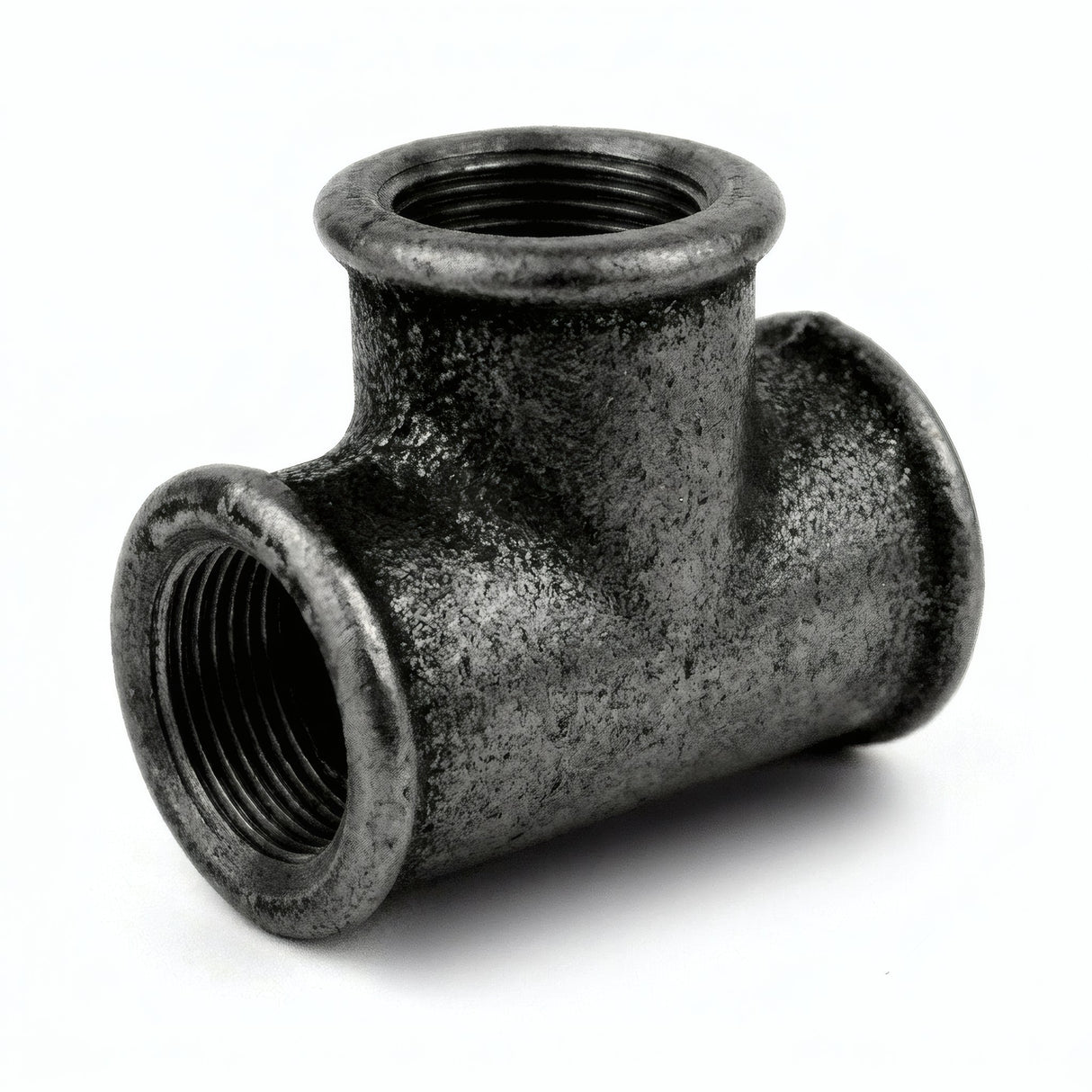 Té / T égal femelle fonte noire - photo produit fond blanc 2