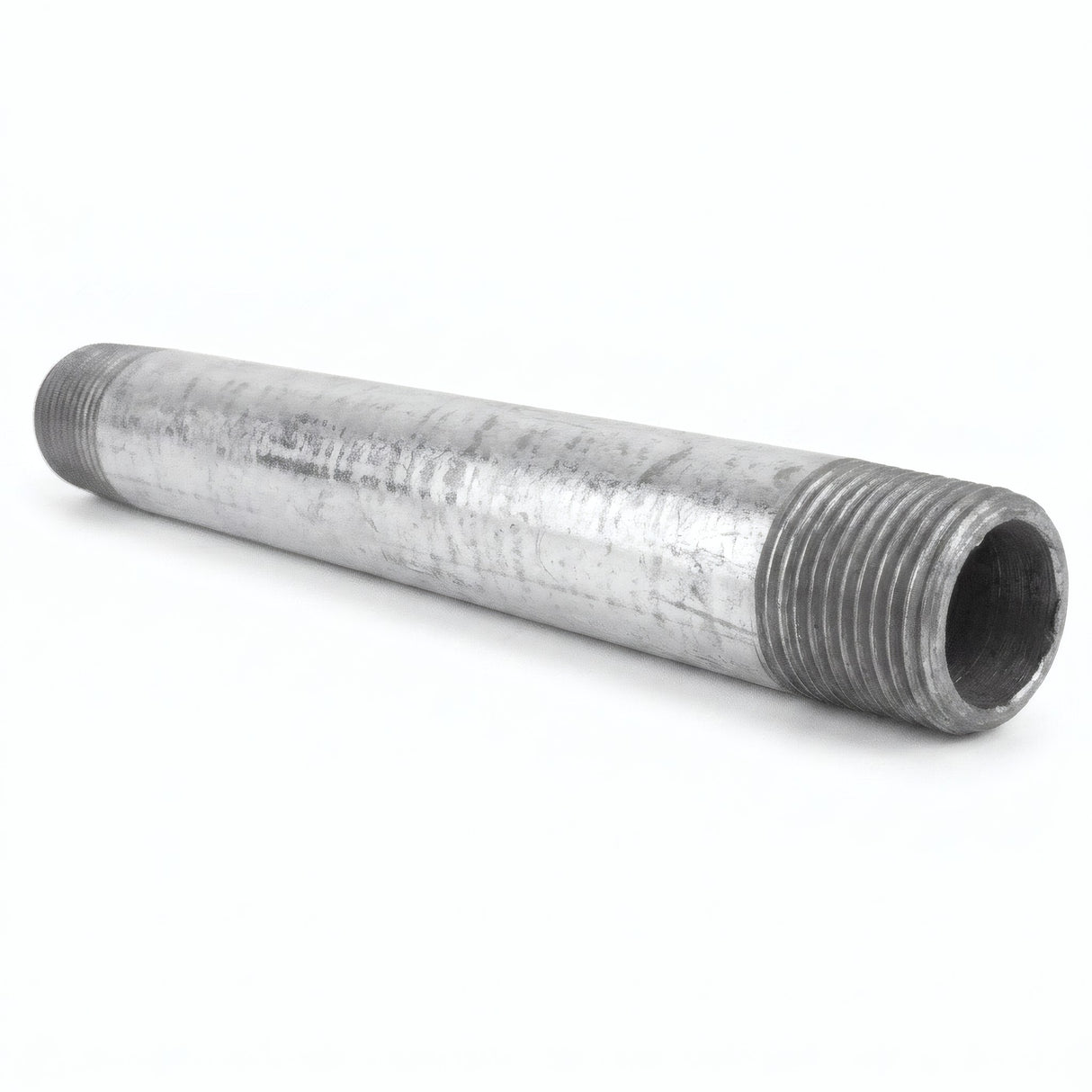 Tube 1/2'' - 15x21mm acier galvanisé - fileté - photo produit fond blanc 8
