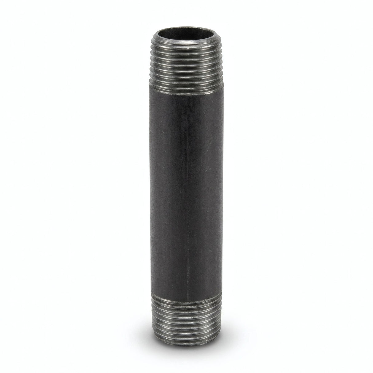 Tube 1/2'' - 15x21mm acier noir - fileté - photo produit fond blanc 5