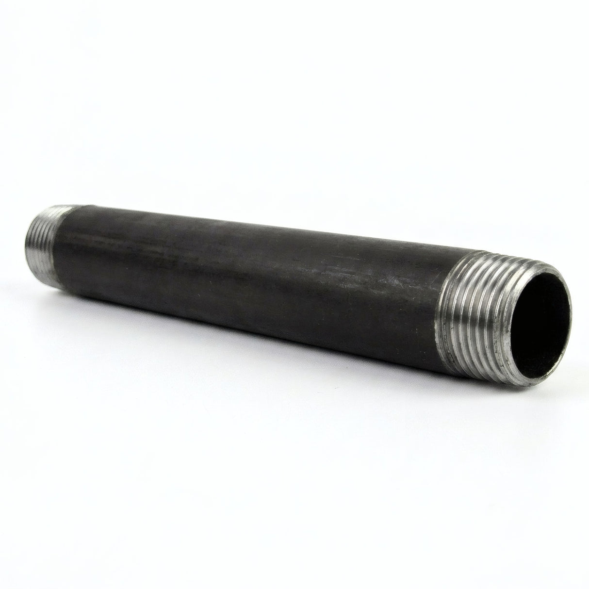 Tube 1/2'' - 15x21mm acier noir - fileté - photo produit fond blanc 7