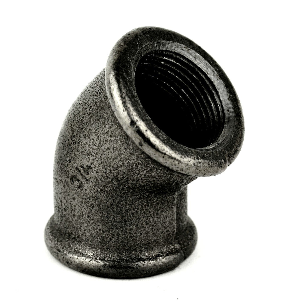 coude 135° fonte noire