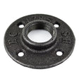 Bride de plancher en fonte noire