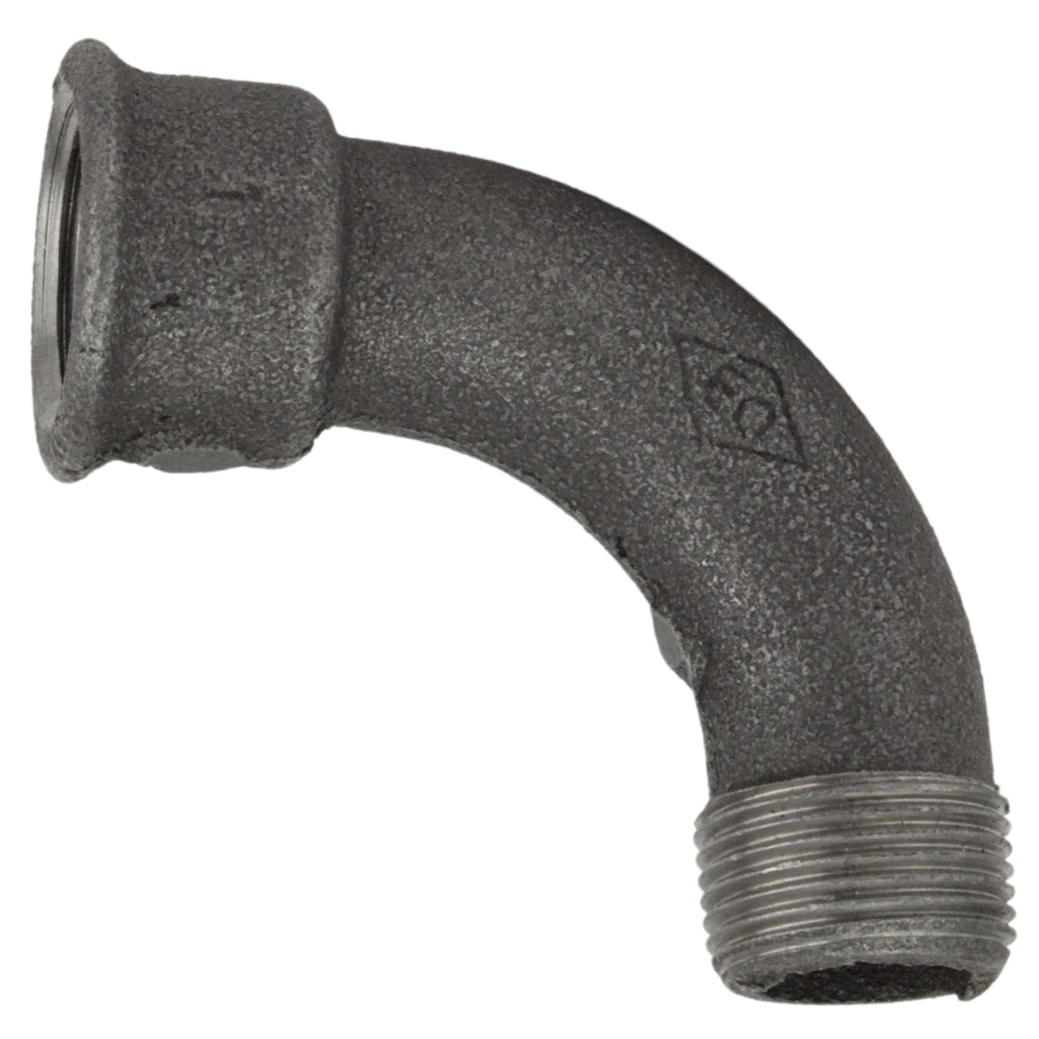 Coude courbe plomberie en fonte fileté