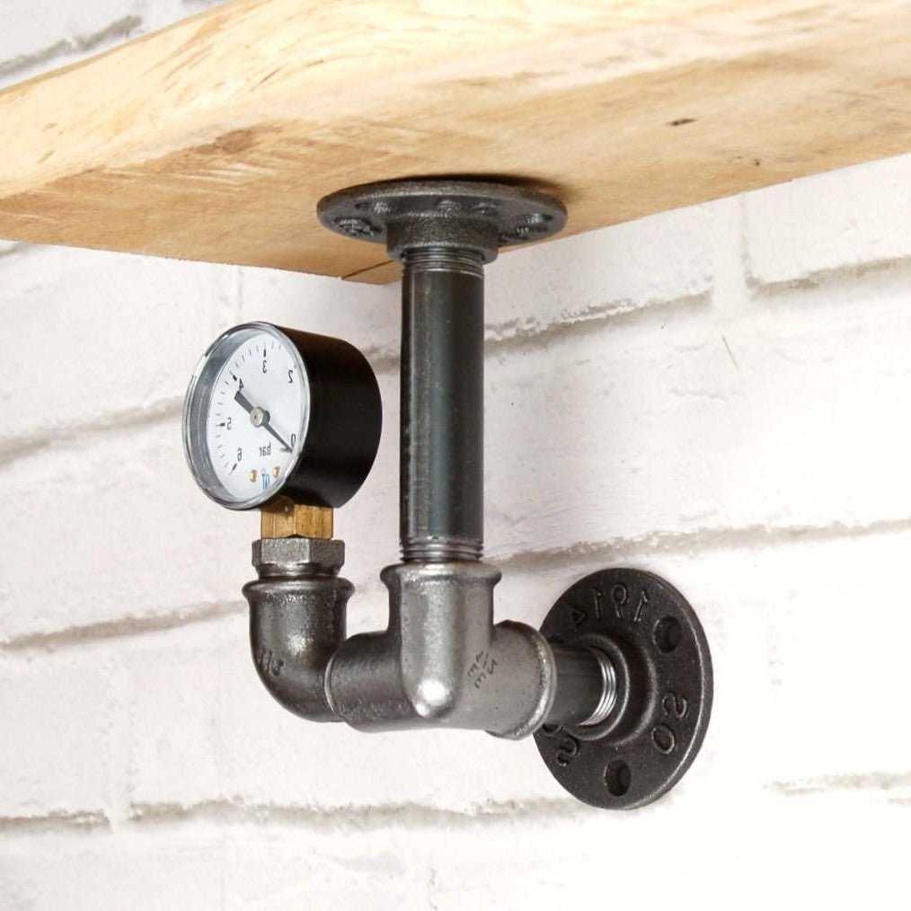 Lateral pressure gauge shelf bracket | Model 1
