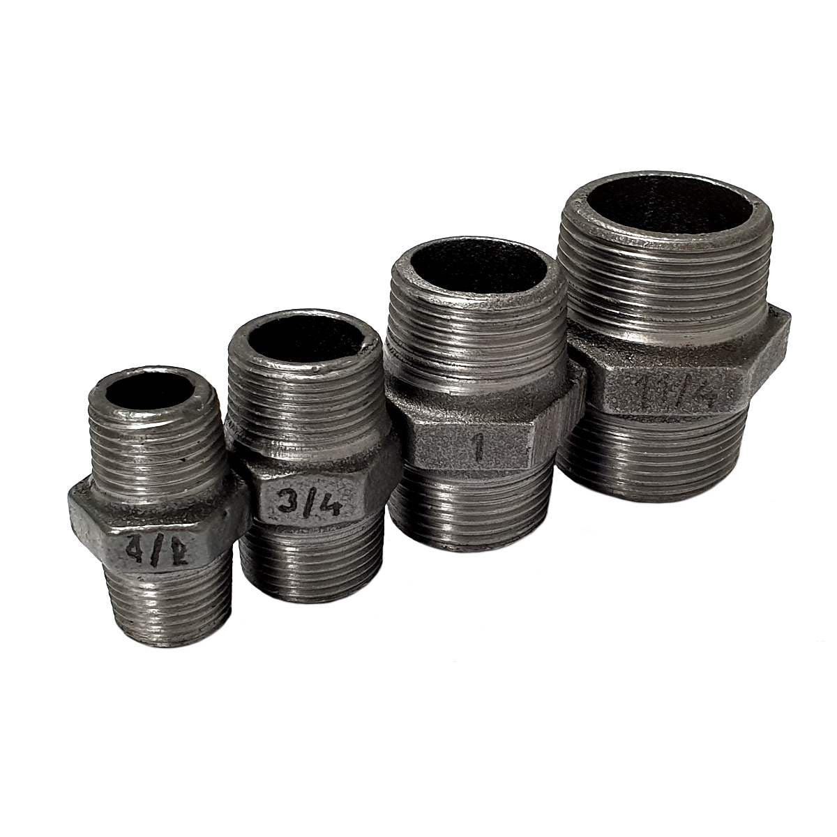 Right/Left Nipple MM black cast iron