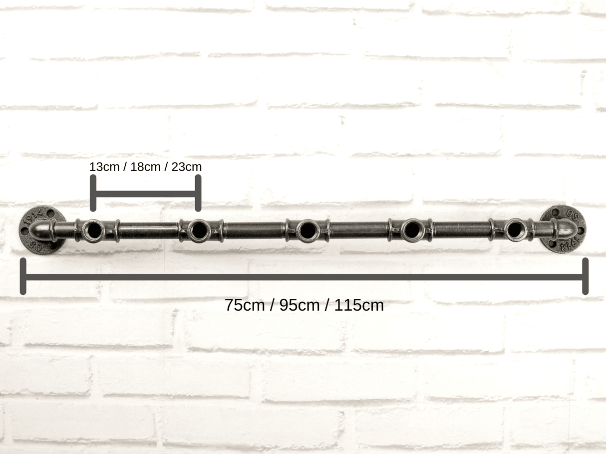 Coat hooks, Coat hooks 5 taps | 3 sizes