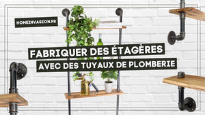 Fabriquer des étagères murales en raccords de plomberie