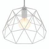 XL metal dome cage lampshade Ø 35 cm with E27 socket