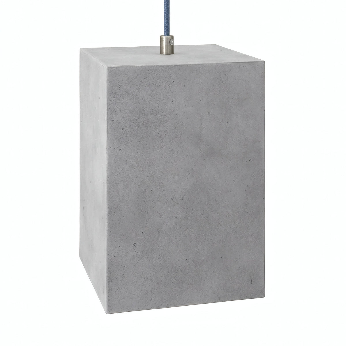 Cube cement lampshade with E27 socket — Light cement