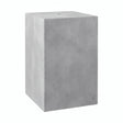 Cube cement lampshade with E27 socket — Light cement
