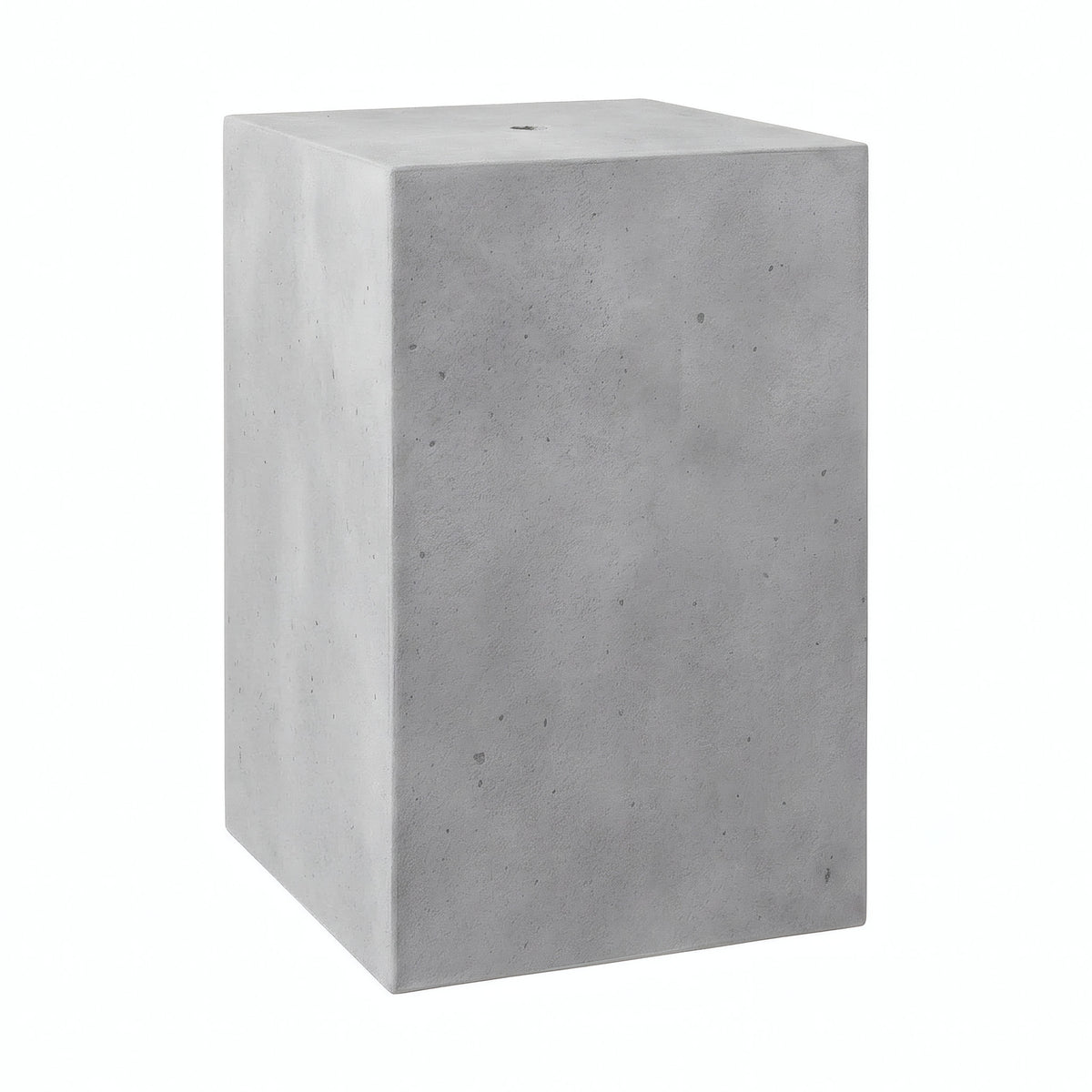 Cube cement lampshade with E27 socket — Light cement