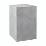 Cube cement lampshade with E27 socket — Light cement