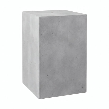 Cube cement lampshade with E27 socket — Light cement