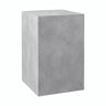 Cube cement lampshade with E27 socket — Light cement