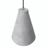 Funnel cement lampshade with E27 socket — Light cement