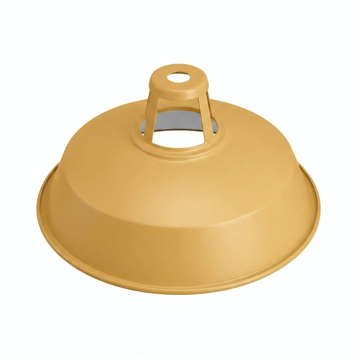 Bell-shaped enamelled metal lampshade Ø 38 cm for E27 socket