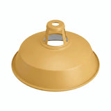 Bell-shaped enamelled metal lampshade Ø 38 cm for E27 socket