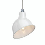 Lampshade with slanted opening Ø 30 cm for E27 socket — White