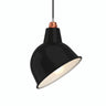 Lampshade with slanted opening Ø 30 cm for E27 socket — Black