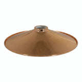 Flat enamelled metal lampshade Ø 30 cm for E27 socket — White and copper