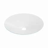 Flat enamelled metal lampshade Ø 30 cm for E27 socket — Sky blue