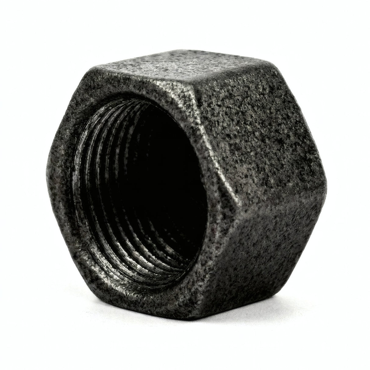 Bouchon femelle fonte noire - photo produit fond blanc 3