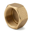 Hexagonal head female plug in CW617N brass BSP - isometric view