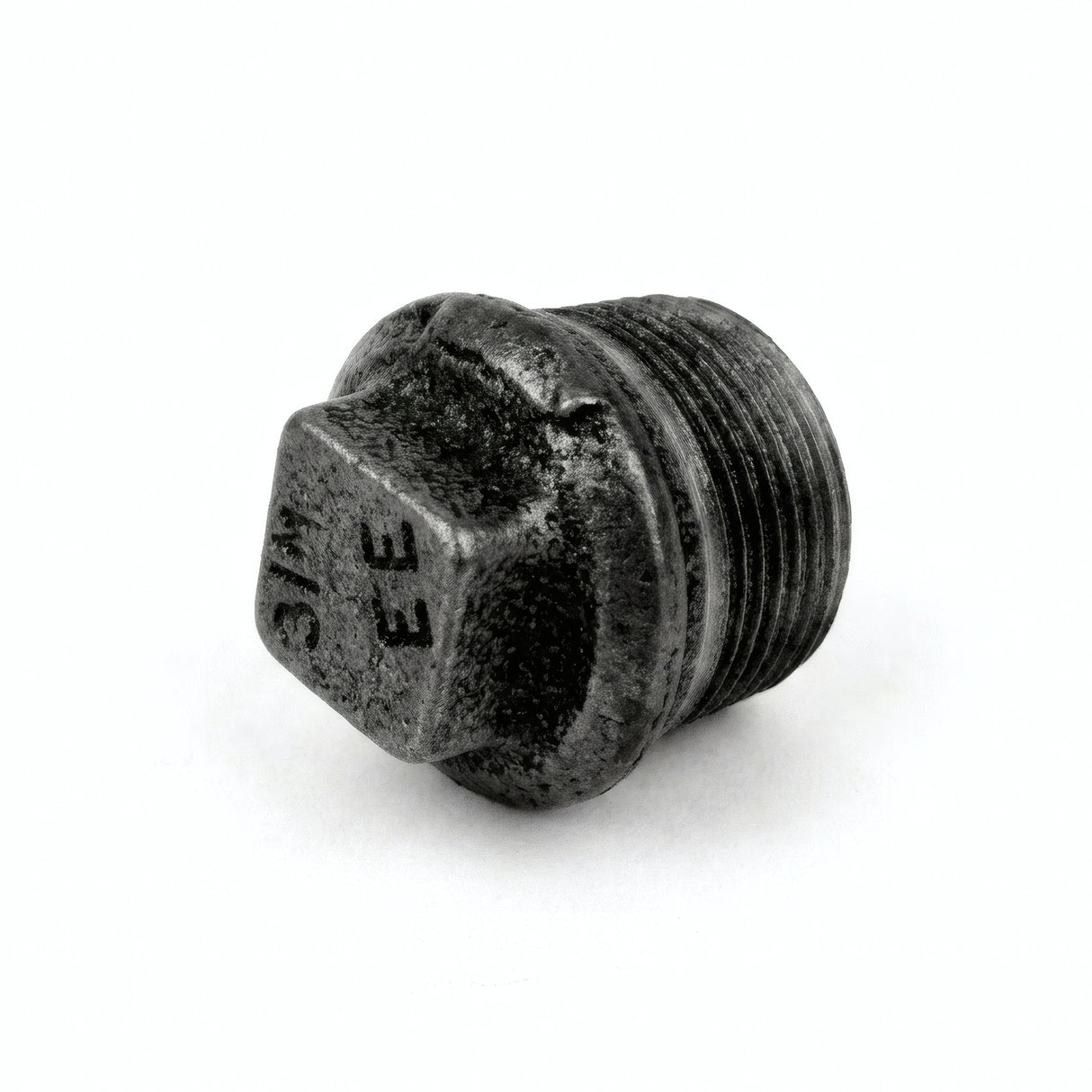 Bouchon mâle fonte noire - photo produit fond blanc 7