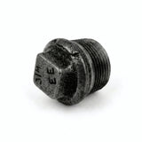 Bouchon mâle fonte noire - photo produit fond blanc 7