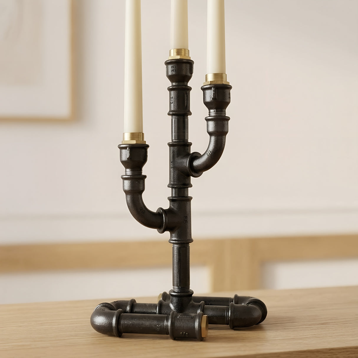 Yogi candlestick Industrial style