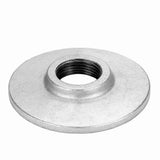 Solid galvanized plumbing flange without holes