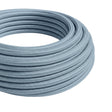 Round cotton fabric cable – Ocean blue